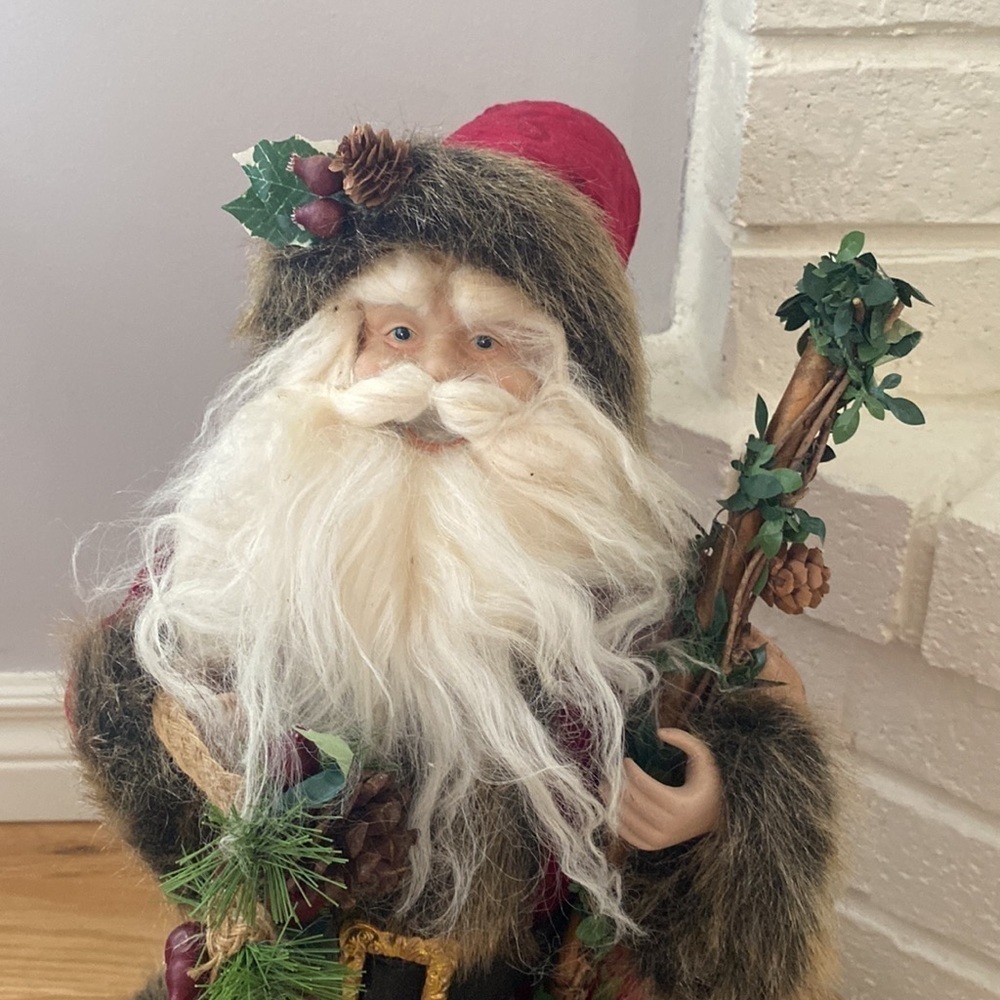Rustic Santa Clause Figure Doll - Picture 3 of 6